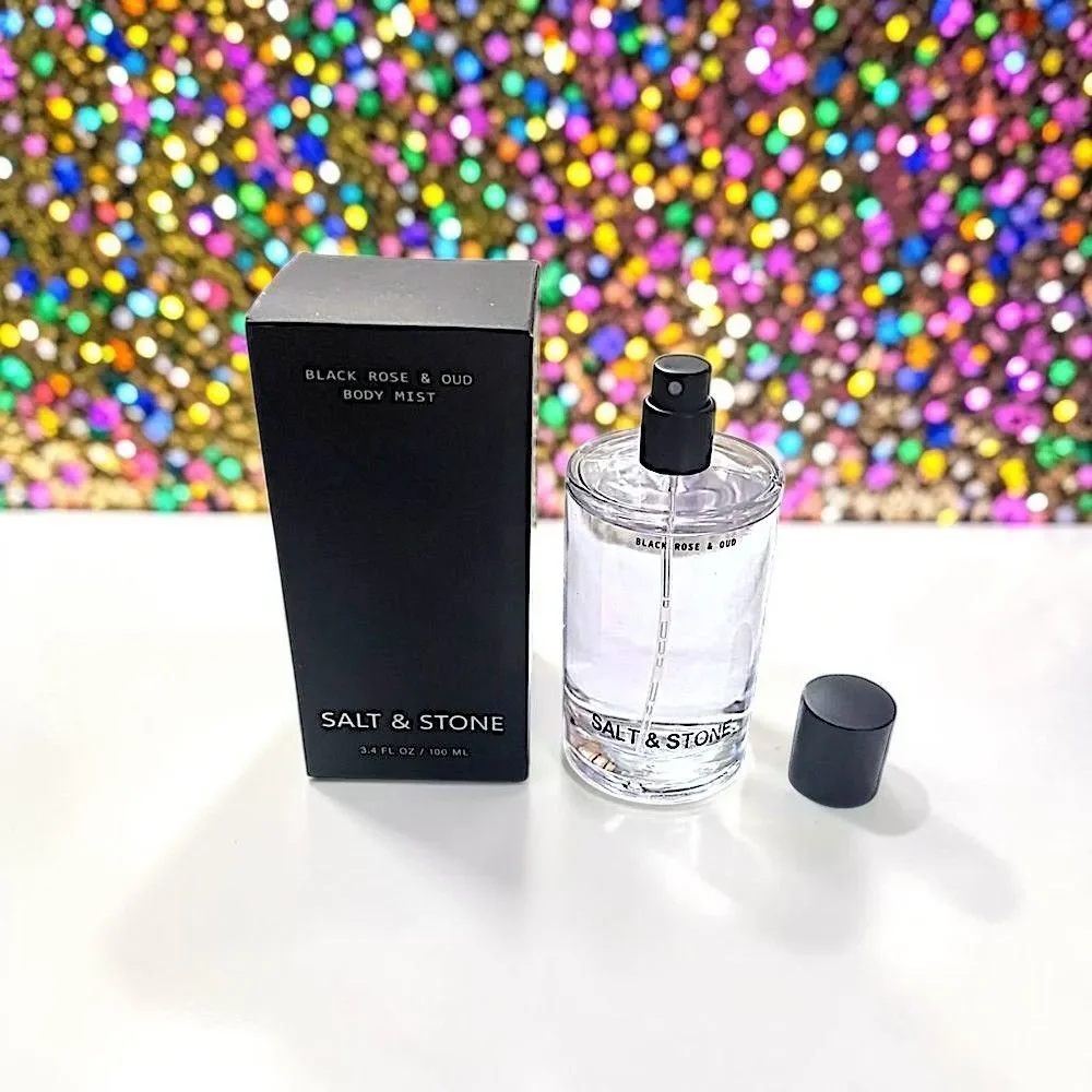 Salt & Stone Black Rose & Oud Body & Hair Fragrance Mist 3.4 fl oz New In Box